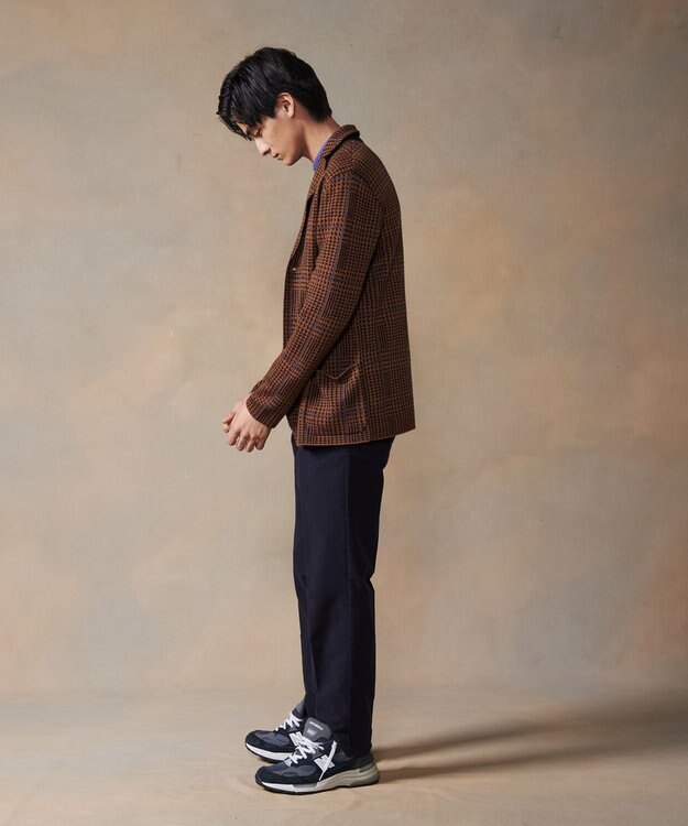 J.PRESS MEN ダブルジャガードニットジャケット ブラウン系7