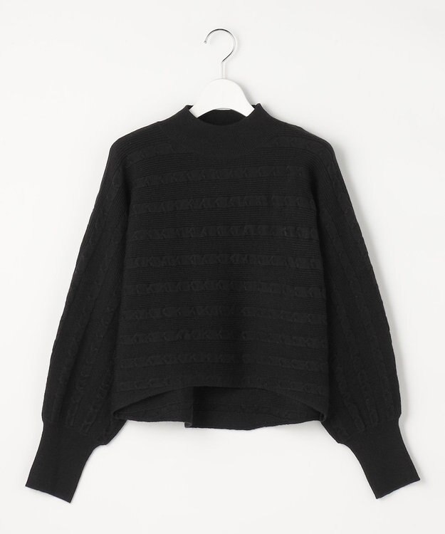 ANY SIS S 【2SET】ニット ボレロ × ワンピース セット ブラック×ライトベージュ