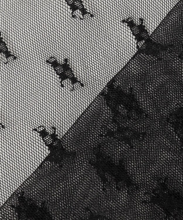 BEIGE， 【洗える・Oggi 11月号掲載】CLOVIS / ケープデザイン総レースブラウス Black