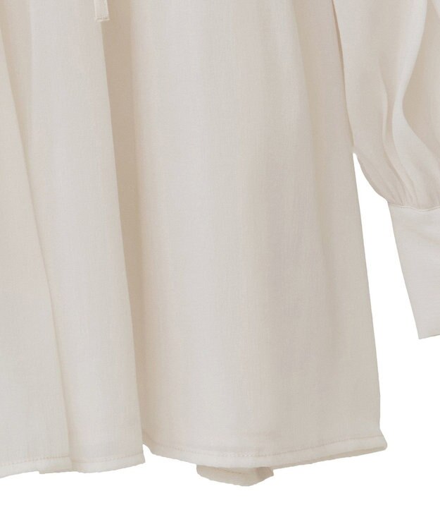 earth music&ecology フロントリボンシアーチュニック Light Beige