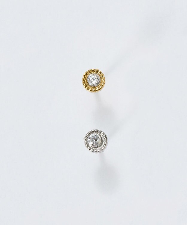 Phoebe 【金属アレルギー対応】プチシャイニングピアス　ゴールド/サージカルステンレス（片耳） ゴールド