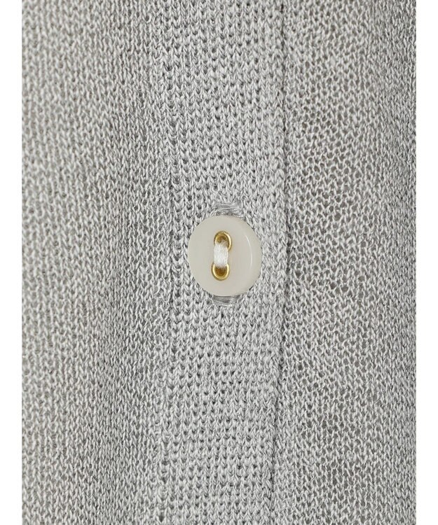 Green Parks 推しニット　ロング丈カーディガン Gray Mixture