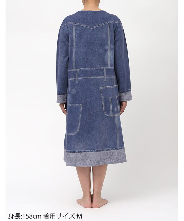 tsumori chisato SLEEP ツモリチサト ルームウエア ワンピース 長袖 綿100%(本体) ロング丈(ふくらはぎ付近) UNX557 /ワコール コン