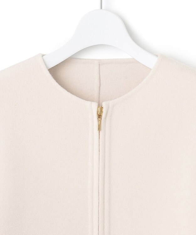 23区 L ウールリバー ショートコート ライトベージュ系