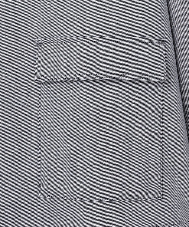 J.PRESS LADIES L TCリネン ドライツイル ノーカラー ブルゾン グレーシャンブレー系