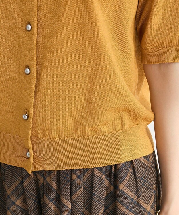 Green Parks コンパクトポケットカーディガン Mustard