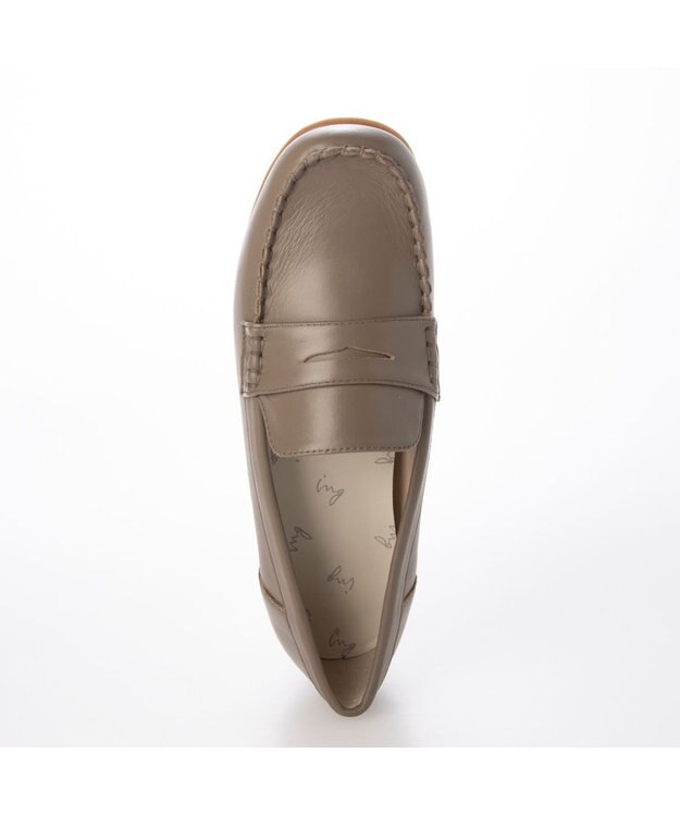 ing <ing>【WEB限定】【サスティナブルシリーズ】モカコインローファー オーク