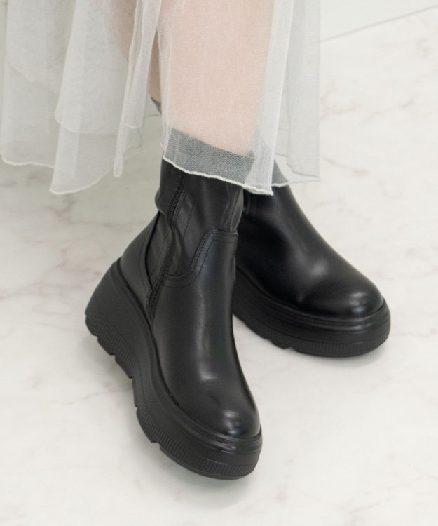 Bridget Birkin 【Bridget Birkin】厚底ショートブーツ ブラック