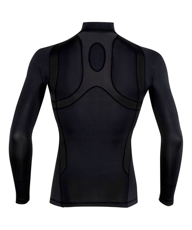 CW-X 【MEN】 CW-X 機能性トップス 【JYURYU TOP】 ハイネック 長袖 肩が動かしやすくなる 運動時の疲労を軽減 ゴルフ 球技 マラソン JAO009 /ワコール ブラック