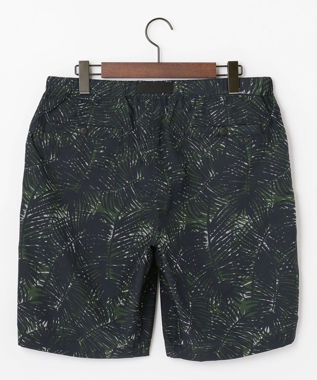 JOSEPH ABBOUD MOUNTAIN 【UNISEX】3Dエンボスリーフ ハーフパンツ オリーブ系6