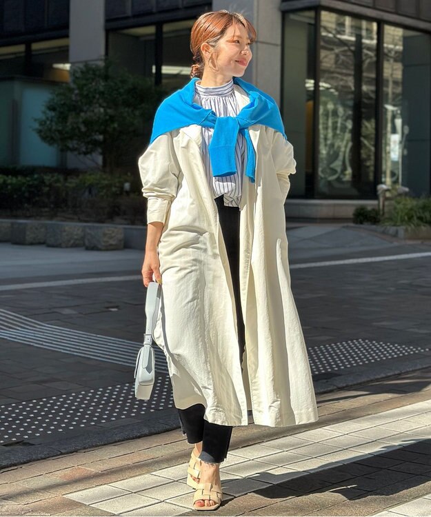 UNFILO 【洗える/シワになりにくい】撥水ナイロンタフタワッシャー オフ