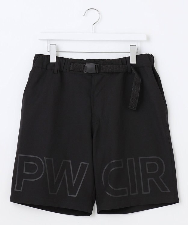 PW CIRCULUS 【MEN】【洗える】ベルト ショートパンツ ブラック系