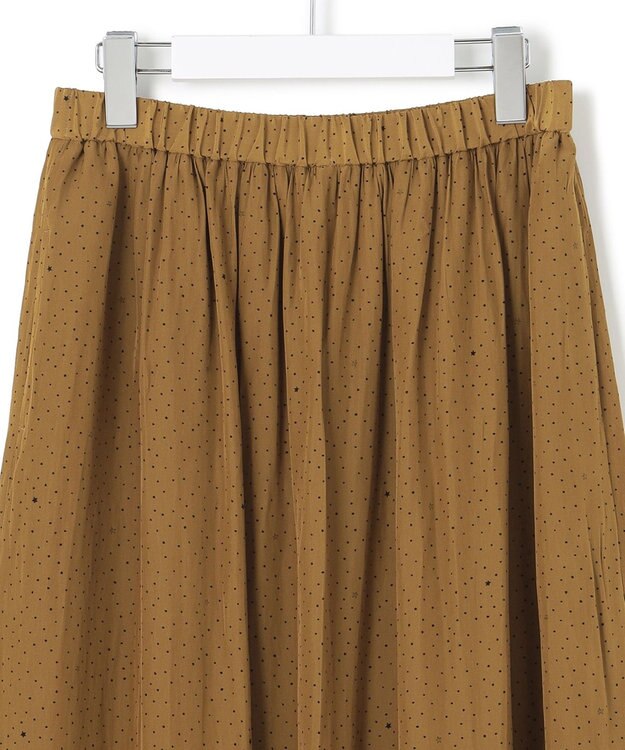 23区 【SLOW/一部店舗限定】タイニースタープリント スカート マスタード系