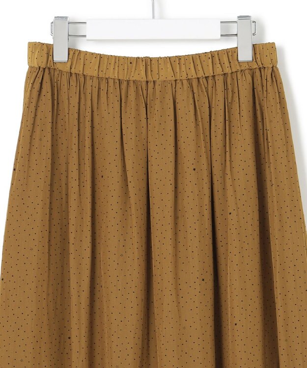 23区 【SLOW/一部店舗限定】タイニースタープリント スカート マスタード系
