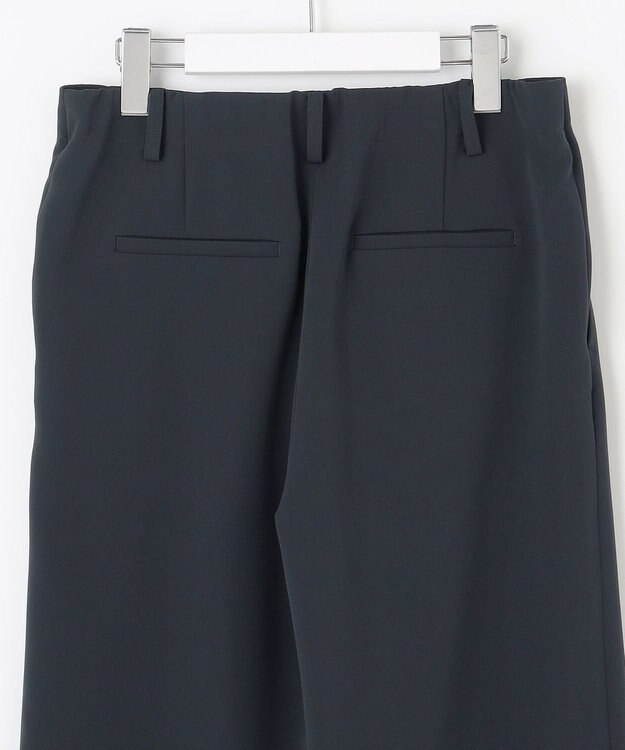 J.PRESS LADIES L 【WEB限定カラーあり・洗える】セラテリーダブルクロス セミワイド パンツ ネイビー系