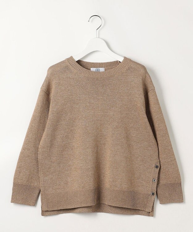 J.PRESS LADIES DRY COMFORT クルーネック ニット ベージュ系