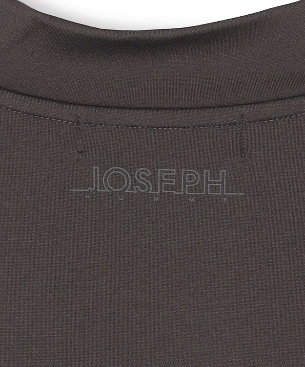 JOSEPH HOMME 新色追加【高機能素材】ハイゲージベアスムース　モックネック長袖Ｔシャツ グレー系