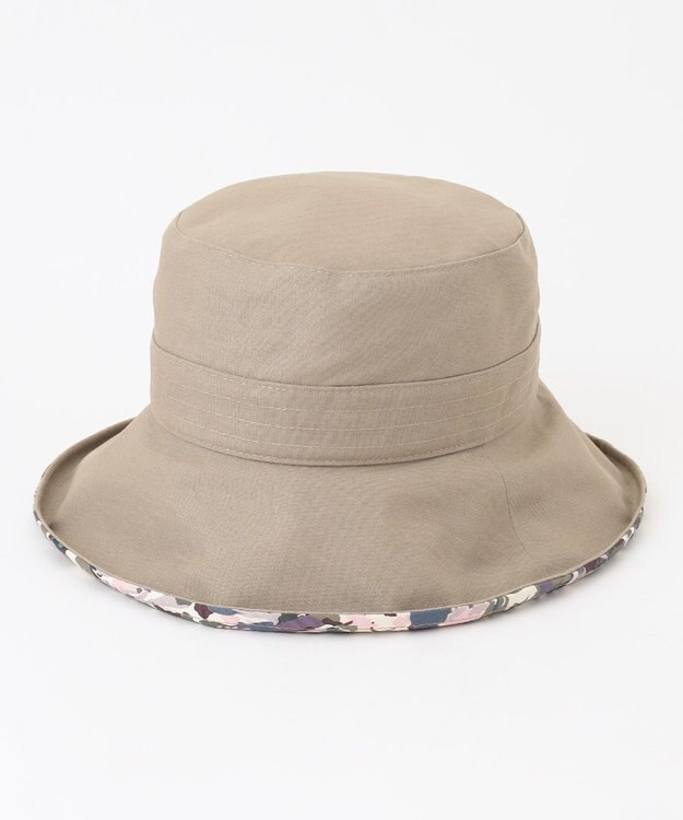 J.PRESS LADIES 【洗える・畳める】 LIBERTY リネン ハット ベージュ系
