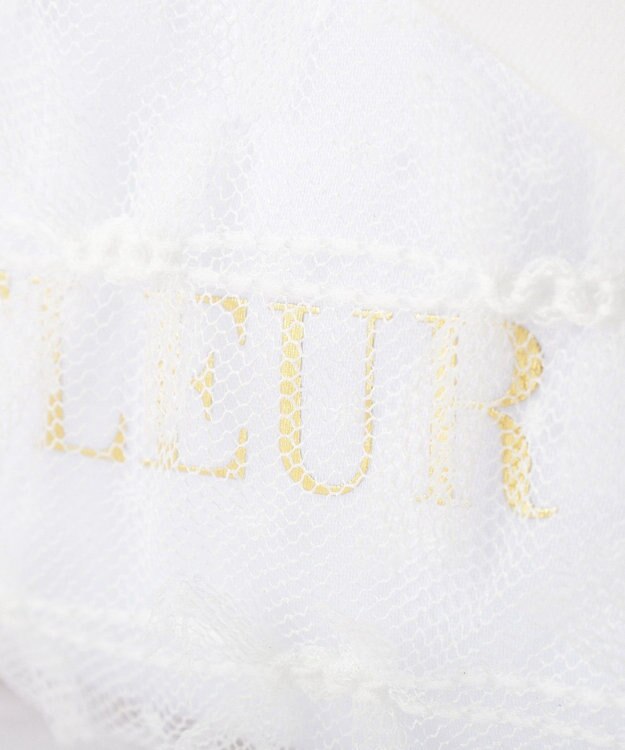 Maison de FLEUR レースダブルリボン２Ｗａｙトートバッグ Off White