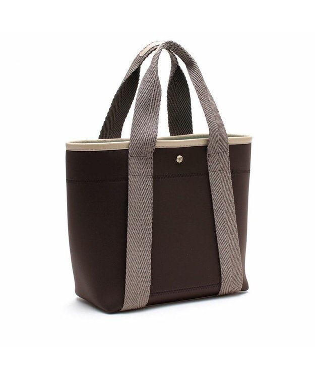 A.D.M.J. 【魔法の様に軽い】マジックライト/イタリアンファブリックステッチ刺しゅうデイリートートM ブラウン