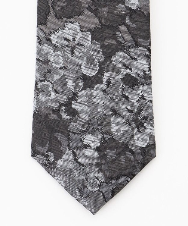 JOSEPH HOMME ペインティングフラワー　ネクタイ グレー系7