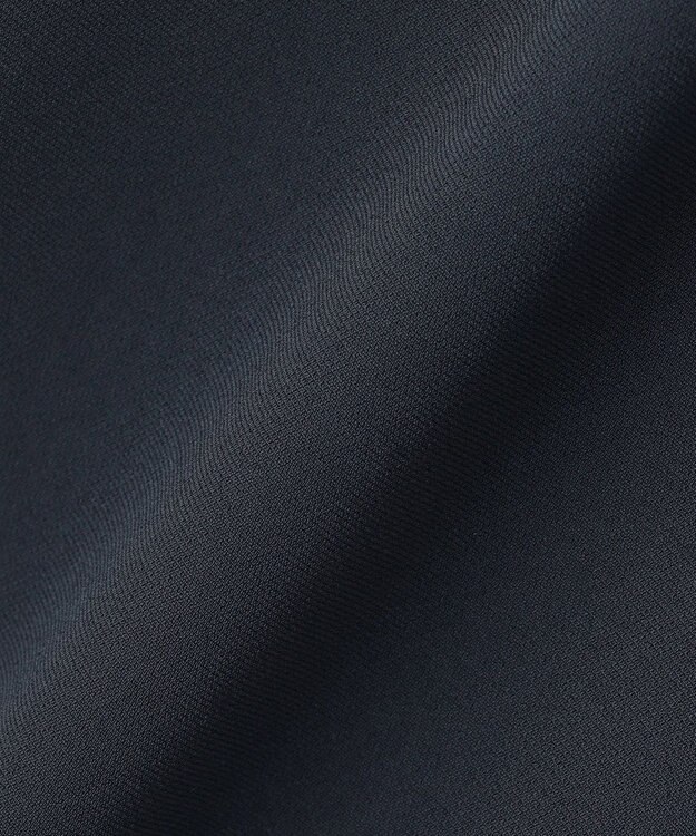 J.PRESS LADIES L 【WEB限定カラーあり・洗える】セラテリーダブルクロス セミワイド パンツ ネイビー系