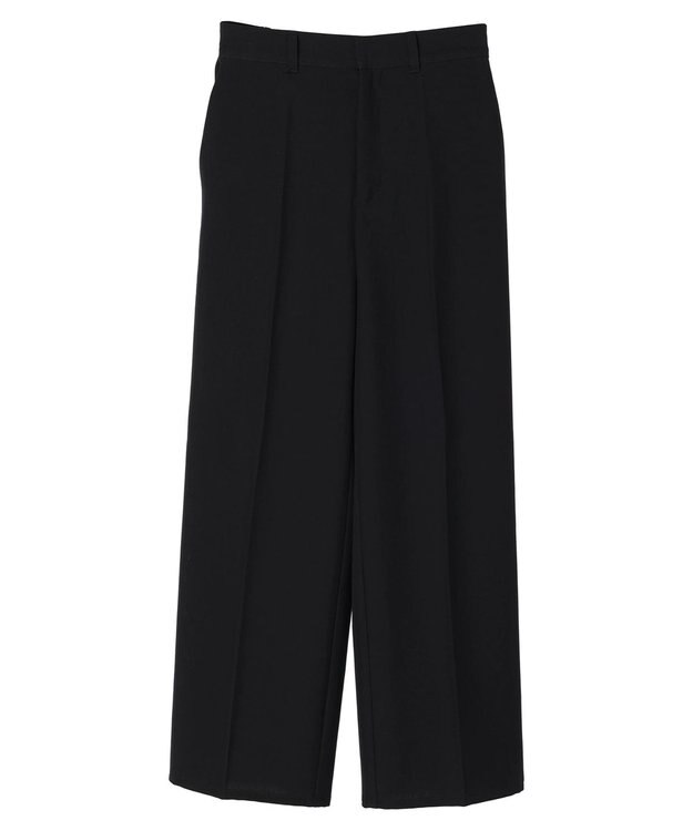 earth music&ecology Ｔ／Ｒストレートパンツ Black