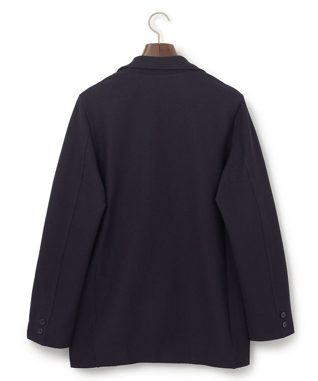 J.PRESS MEN 【KING SIZE】【ウォッシャブル】コンフィーリンクス ニットジャケット ネイビー系