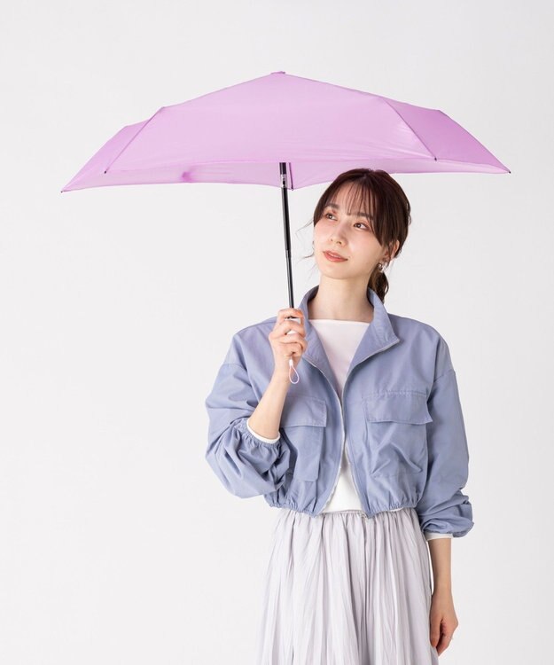 MOONBAT Magical tech(マジカルテック) 超軽量 自動開閉傘 163g 52cm UV ペールピンク