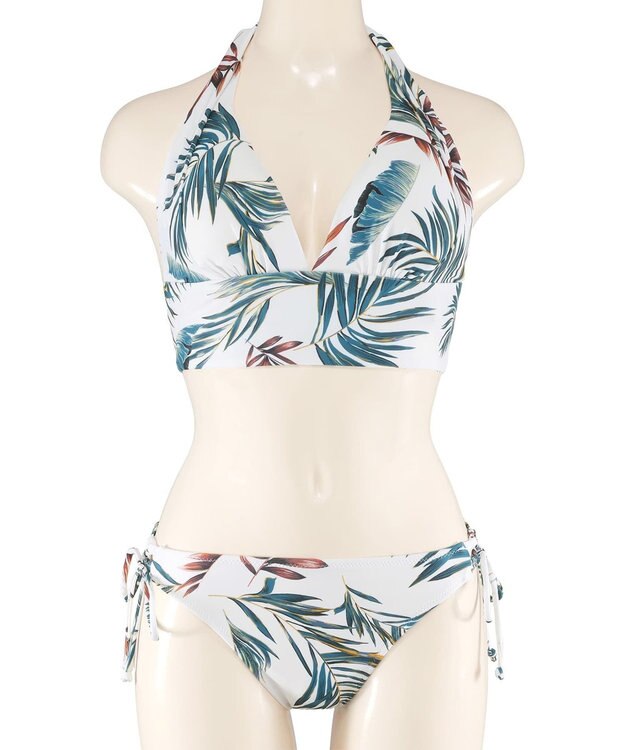 San-ai Resort（三愛水着楽園） 【ペア水着】ナチュラルだけどしっかり盛れる【ナチュラルアップブラ】　ノンワイヤービスチェビキニ　9M　【San-ai Resort（サンアイリゾート）】 ホワイト