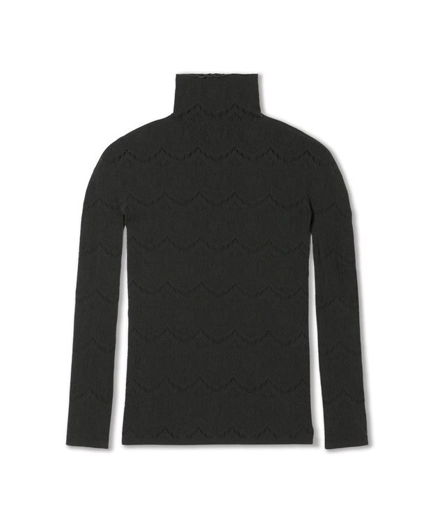 Chacott 【ノーソーイングニット】ノーソーイングハイネックトップ ボトルグリーン