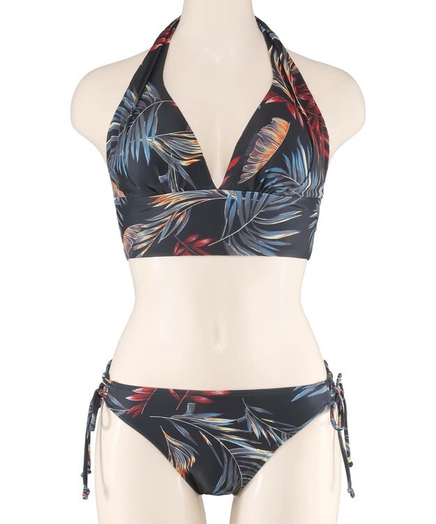 San-ai Resort（三愛水着楽園） 【ペア水着】ナチュラルだけどしっかり盛れる【ナチュラルアップブラ】　ノンワイヤービスチェビキニ　9M　【San-ai Resort（サンアイリゾート）】 ブラック