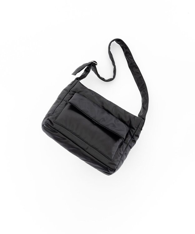 JOSEPH HOMME シンセティックソフトレザー　ワンショルダーバッグ Ｍサイズ ブラック系