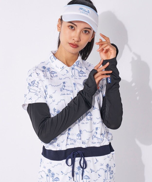 FILA GOLF／marie claire 【FILA GOLF】アームカバー ブラック