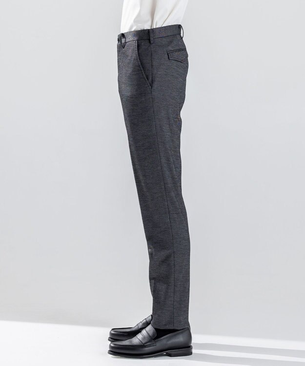 JOSEPH HOMME 新素材【ストレッチ/セットアップ対応】シルキーウールジャージー   テーパードパンツ / CITY ライトグレー系