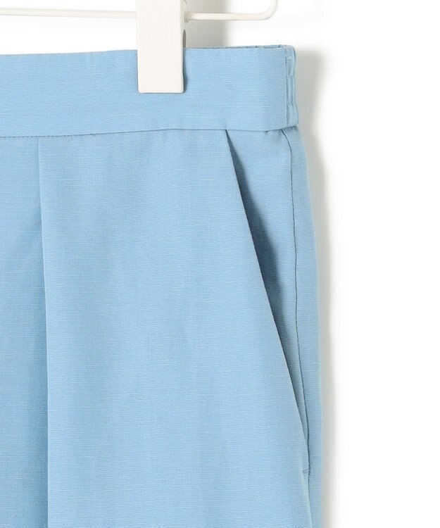 ICB 【洗える】 UnleashLite タックパンツ サックスブルー系