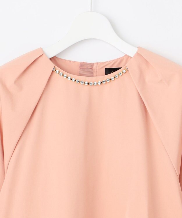 自由区 S 【Premium Collection】ビジュータフタ ブラウス ライトコーラル