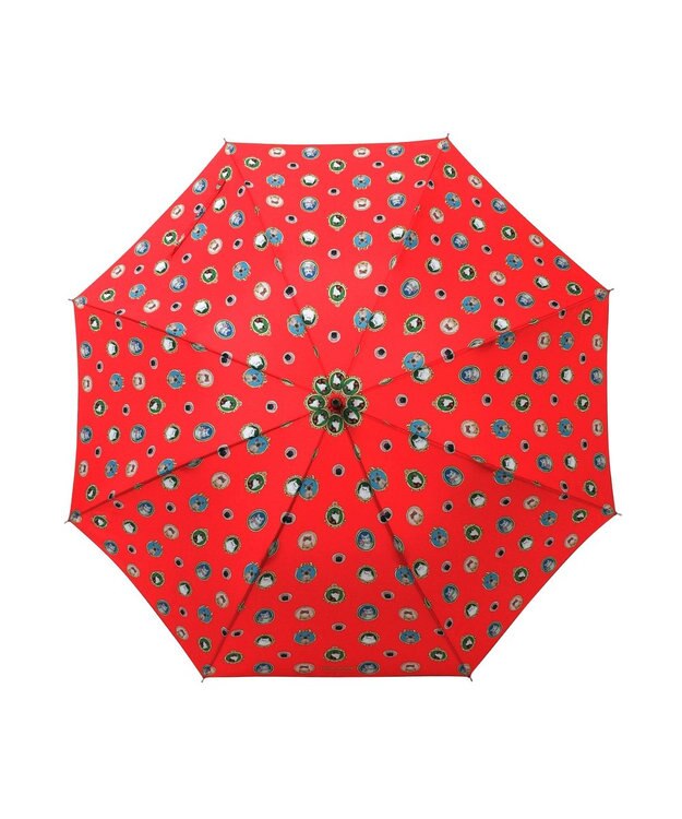MOONBAT ポール & ジョー (PAUL & JOE ACCESSOIRES) 長傘 キャッツ カメオ UV レッド