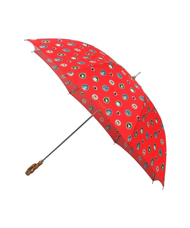 MOONBAT ポール & ジョー (PAUL & JOE ACCESSOIRES) 長傘 キャッツ カメオ UV レッド
