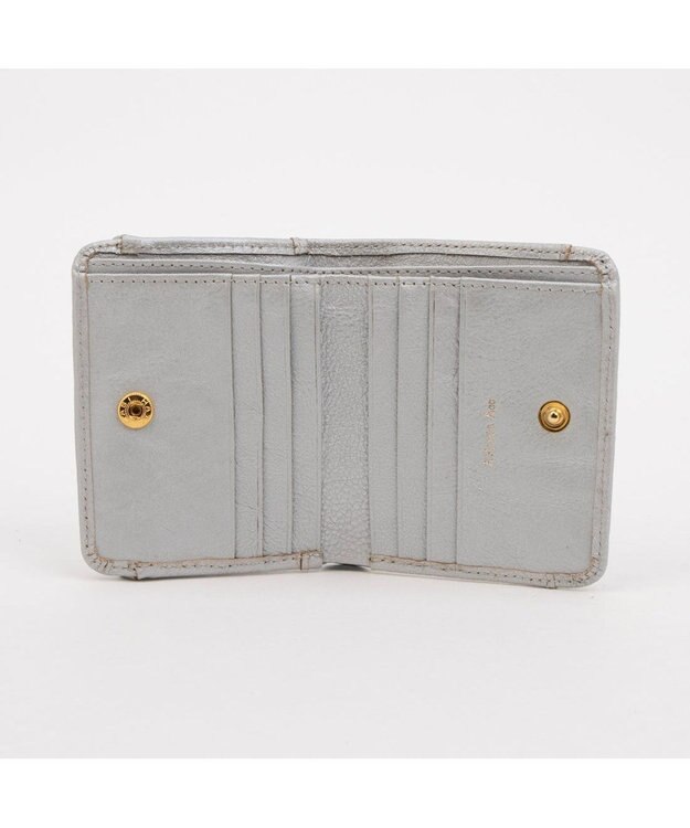 UNBILLION アトランタ ATLANTA / 牛革二つ折り財布 シルバーグレー