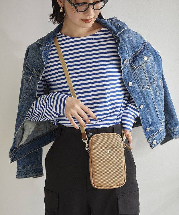 TOPKAPI 【Breath TOPKAPI】RHOMBUS/ランバス サコシュ スマホバッグ ベージュ