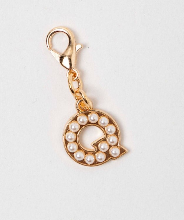 WEGO 【痛バ＆推し活グッズ】ゴールドパールアルファベットDIYチャーム17ｍｍ 柄17