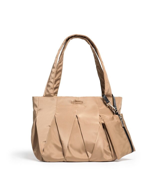 MioFIRANO HERRINGBONE J001 トートバッグ マルチケース付き はっ水 BEIGE