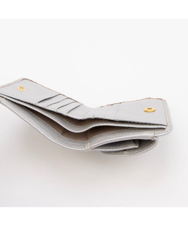 UNBILLION アトランタ ATLANTA / 牛革二つ折り財布 シルバーグレー