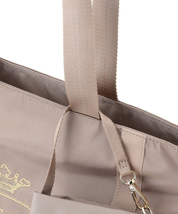 TOCCA 【A4サイズ対応・サスティナブル素材】RAINY WAY 2SET BAG レイントートバッグ ベージュ系