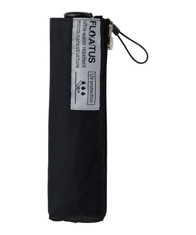 MOONBAT 【超撥水】フロータス (FLO(A)TUS) 折りたたみ傘 無地 UV 55cm ブラック