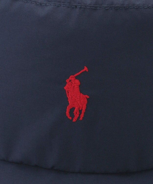 MOONBAT POLO RALPH LAUREN 刺繍 リップパラソルハット ネイビーブルー