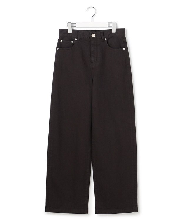 23区 L 【滝沢眞規子さん着用/VERY・Oggi掲載】23区DENIM ストレッチ ワイドパンツ ダークブラウン系
