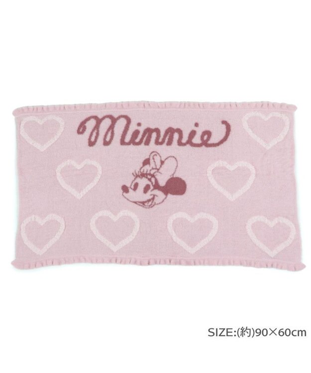 PET PARADISE ディズニー ミニーマウス 遠赤外線 ブランケット 《ハート》 ピンク