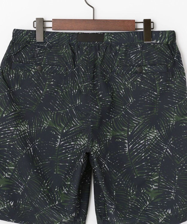 JOSEPH ABBOUD MOUNTAIN 【UNISEX】3Dエンボスリーフ ハーフパンツ オリーブ系6